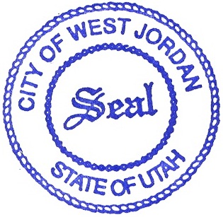 West Jordan, UT Seal